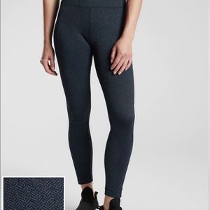 Athleta: Delancey Herringbone Tight (Medium Tall)